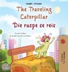 Kidkiddos Books, Rayne Coshav - The Traveling Caterpillar (English Afrikaans Bilingual Book for Kids)