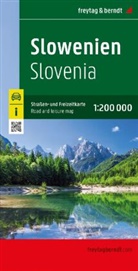 freytag &amp; berndt, freytag &amp; berndt - Slowenien, Straßen- und Freizeitkarte 1:200.000, freytag & berndt