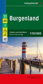 freytag & berndt, freytag & berndt - Burgenland, Straßen- und Freizeitkarte 1:150.000, freytag & berndt