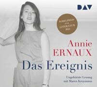 Annie Ernaux, Maren Kroymann - Das Ereignis, 2 Audio-CD (Audio book) - Ungekürzte Lesung mit Maren Kroymann (2 CDs)