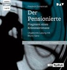 Friedrich Dürrenmatt, Bruno Ganz - Der Pensionierte. Fragment eines Kriminalromans, 1 Audio-CD, 1 MP3 (Audiolibro)