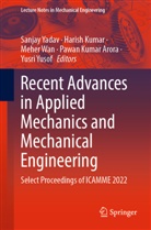 Pawan Kumar Arora, Harish Kumar, Meher Wan, Meher Wan et al, Sanjay Yadav, Yusri Yusof - Recent Advances in Applied Mechanics and Mechanical Engineering