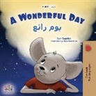 Kidkiddos Books, Sam Sagolski - A Wonderful Day (English Arabic Bilingual Children's Book)