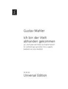 Ich bin der Welt abhanden gekommen (Chorpartitur)