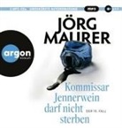 Jörg Maurer, Jörg Maurer - Kommissar Jennerwein darf nicht sterben, 2 Audio-CD, 2 MP3 (Hörbuch)