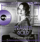 Anne Stern, Anna Thalbach - Fräulein Gold: Die Lichter der Stadt, 1 Audio-CD, 1 MP3 (Hörbuch)