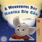 Kidkiddos Books, Sam Sagolski - A Wonderful Day (English Turkish Bilingual Children's Book)