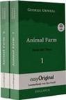George Orwell, EasyOriginal Verlag, Ilya Frank - Animal Farm / Farm der Tiere - 2 Teile (Buch + 2 MP3 Audio-CD) - Lesemethode von Ilya Frank - Zweisprachige Ausgabe Englisch-Deutsch, m. 2 Audio-CD, m. 2 Audio, m. 2 Audio, 2 Teile