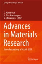 V Dhinakaran, V. Dhinakaran, G. Kumaresan, N. Siva Shanmugam, N Siva Shanmugam - Advances in Materials Research, 2 Teile