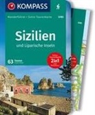 Franz Wille - KOMPASS Wanderführer Sizilien und Liparische Inseln, 60 Touren mit Extra-Tourenkarte