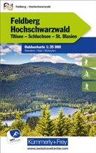 Hallwag Kümmerly+Frey AG, Hallwag Kümmerly+Frey AG - Kümmerly+Frey Outdoorkarte Deutschland 26 Feldberg, Hochschwarzwald 1:35.000
