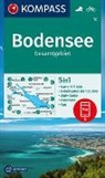 KOMPASS Wanderkarte 1c Bodensee Gesamtgebiet 1:75.000