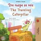Kidkiddos Books, Rayne Coshav - The Traveling Caterpillar (Afrikaans English Bilingual Book for Kids)