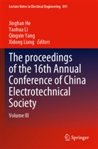 Jinghan He, Yaohua Li, Xidong Liang, Qingxin Yang, Qingxin Yang et al - The proceedings of the 16th Annual Conference of China Electrotechnical Society, 2 Teile
