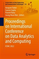 Gaurav Gupta, Joong Hoon Kim, Puneet Rana, Puneet Rana et al, Anupam Yadav - Proceedings on International Conference on Data Analytics and Computing