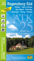 Landesamt für Digitalisierung Breitband un, Breitband und Vermessung Landesamt für Digitalisierung - ATK25-J13 Regensburg-Süd (Amtliche Topographische Karte 1:25000)