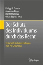 Orhan Bayrak, Philipp B. Donath, Alexander Heger, Moritz Malkmus, Moritz Malkmus u a - Der Schutz des Individuums durch das Recht, 2 Teile