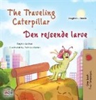 Kidkiddos Books, Rayne Coshav - The Traveling Caterpillar (English Danish Bilingual Book for Kids)