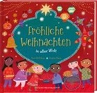 Kate DePalma, Sophie Fatus - Fröhliche Weihnachten in aller Welt. Lustige Kinderreime über Weihnachtsbräuche, Weihnachtsessen und Heiligabend: So feiern Familien Weihnachten. Bilderbuch ab 4 Jahren für die Vorweihnachtszeit