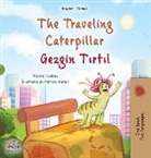 Kidkiddos Books, Rayne Coshav - The Traveling Caterpillar (English Turkish Bilingual Book for Kids)