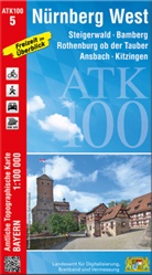 Landesamt für Digitalisierung Breitband un, Breitband und Vermessung Landesamt für Digitalisierung - ATK100-5 Nürnberg West (Amtliche Topographische Karte 1:100000)