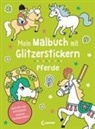 Estelle Tchatcha, Loewe Kreativ, Loewe Kreativ - Mein Malbuch mit Glitzerstickern - Pferde