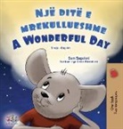 Kidkiddos Books, Sam Sagolski - A Wonderful Day (Albanian English Bilingual Book for Kids)
