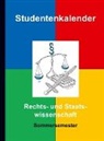 Ronny Stephan Hans von Josten, Ronny Stephan Hans von Josten - Rechts- und Staatswissenschaft - Sommersemester