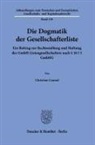 Christian Conrad - Die Dogmatik der Gesellschafterliste.