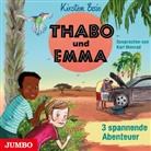 Kirsten Boie, Karl Menrad - Thabo und Emma. 3 spannende Abenteuer, Audio-CD (Hörbuch)