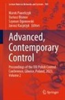 Dariusz Bismor, Janusz Kacprzyk, Szymon Ogonowski, Szymon Ogonowski et al, Marek Pawelczyk - Advanced, Contemporary Control