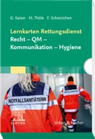 Guido Kaiser, Frank Scheinichen, Matthias Thöle - Lernkarten Rettungsdienst: Recht - QM - Kommunikation - Hygiene