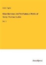 Helen Taylor - Miscellaneous and Posthumous Works of Henry Thomas Buckle
