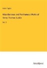 Helen Taylor - Miscellaneous and Posthumous Works of Henry Thomas Buckle