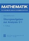 Gottfried Heinrich, Horst Wenzel - Übungsaufgaben zur Analysis Ü 1