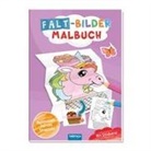 Trötsch Verlag, Trötsch Verlag - Trötsch Malbuch Faltbilder-Malbuch Einhorn
