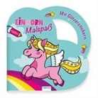 Trötsch Verlag, Trötsch Verlag - Trötsch Malbuch Stickermalbuch Einhorn Malspaß
