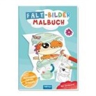 Trötsch Verlag, Trötsch Verlag - Trötsch Malbuch Faltbilder-Malbuch Dino