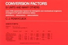 Colin J. Pennycuick - Conversion Factors