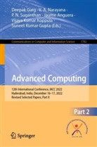 V A Narayana, Jaume Anguera, Deepak Garg, Suneet Kumar Gupta, Vijaya Kumar Koppula, P N Suganthan et al... - Advanced Computing