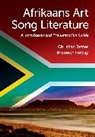 Christian Bester, Christian (Assistant Professor of Voice Bester, Forbay, Bronwen Forbay - Afrikaans Art Song Literature