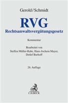 Wilhelm Gerold, Herbert Schmidt, Detlef Burhoff, Hans-Jochem Mayer - Rechtsanwaltsvergütungsgesetz