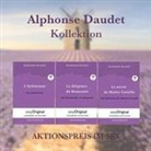 Alphonse Daudet, EasyOriginal Verlag, Ilya Frank - Alphonse Daudet Kollektion (Bücher + 3 Audio-CDs) - Lesemethode von Ilya Frank, m. 3 Audio-CD, m. 3 Audio, m. 3 Audio, 3 Teile