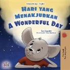 Kidkiddos Books, Sam Sagolski - A Wonderful Day (Malay English Bilingual Book for Kids)