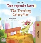 Kidkiddos Books, Rayne Coshav - The Traveling Caterpillar (Danish English Bilingual Book for Kids)