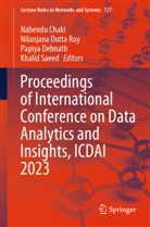 Nabendu Chaki, Papiya Debnath, Papiya Debnath et al, Nilanjana Dutta Roy, Nilanjana Dutta Roy, Khalid Saeed - Proceedings of International Conference on Data Analytics and Insights, ICDAI 2023