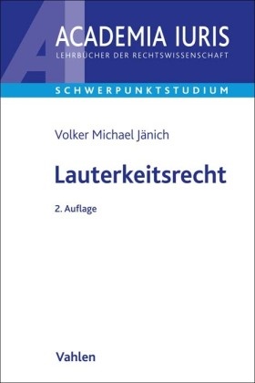 Volker Michael Jänich - Lauterkeitsrecht