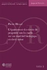 Pierre Heuzé - L'épuisement des droits de propriété intellectuelle sur un matériel biologique en droit suisse