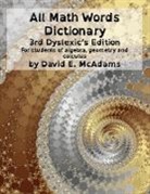 David E McAdams - All Math Words Dictionary