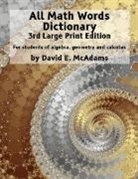 David E McAdams - All Math Words Dictionary